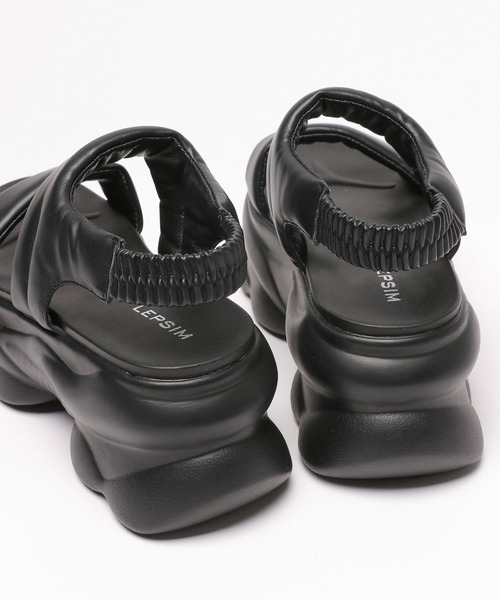 LEPSIM（レプシィム）の「パデットボリュームサンダル　108085（サンダル・レディース・アイボリー/ブラック・LARGE/MEDIUM）」の6枚目の写真