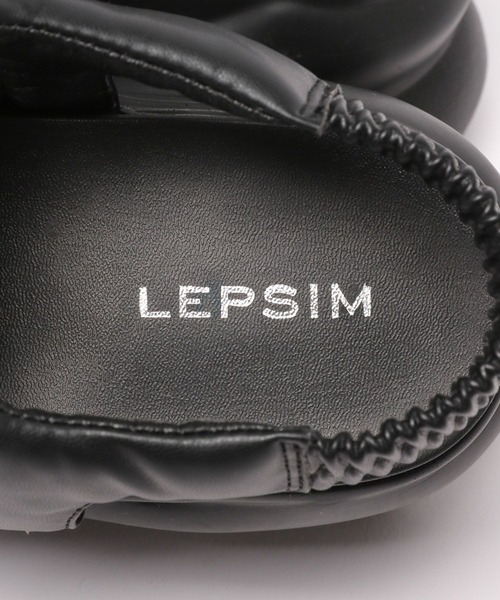LEPSIM（レプシィム）の「パデットボリュームサンダル　108085（サンダル・レディース・アイボリー/ブラック・LARGE/MEDIUM）」の8枚目の写真