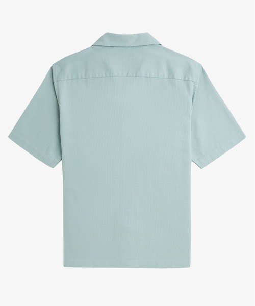 フレッドペリー　ピケテクスチャーリビアカラーシャツ FRED PERRY フレッドペリー ピケ テクスチャー リビア カラー