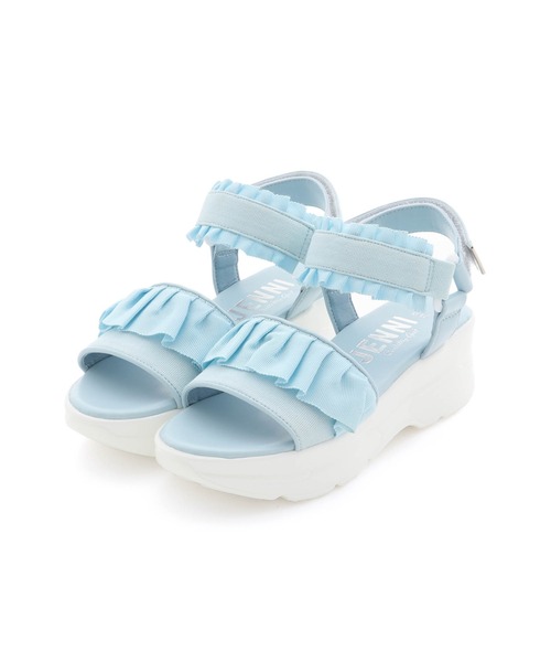 JENNI(ジェニィ)の「フリルガーリースポサン(サンダル・キッズ・アイボリー/ブラック/サックスブルー・20cm/21cm/22cm/23cm/24cm)」の16枚目の写真