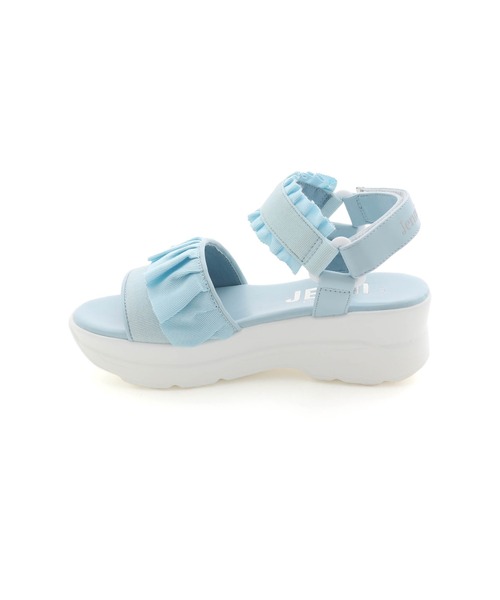 JENNI(ジェニィ)の「フリルガーリースポサン(サンダル・キッズ・アイボリー/ブラック/サックスブルー・20cm/21cm/22cm/23cm/24cm)」の19枚目の写真