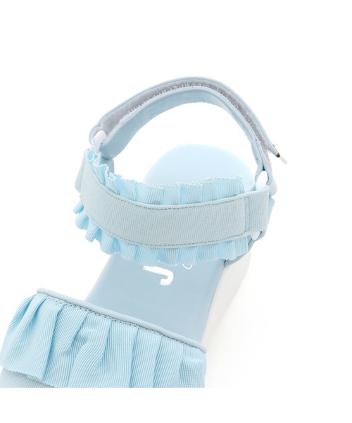 JENNI(ジェニィ)の「フリルガーリースポサン(サンダル・キッズ・アイボリー/ブラック/サックスブルー・20cm/21cm/22cm/23cm/24cm)」の20枚目の写真