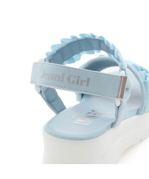 JENNI(ジェニィ)の「フリルガーリースポサン(サンダル・キッズ・アイボリー/ブラック/サックスブルー・20cm/21cm/22cm/23cm/24cm)」の21枚目の写真