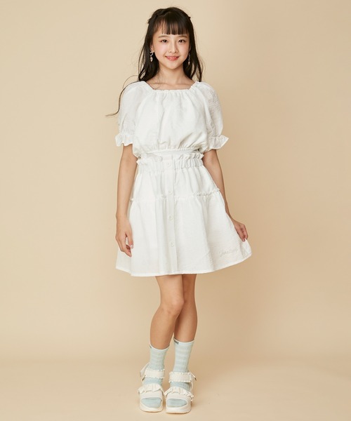 JENNI(ジェニィ)の「フリルガーリースポサン(サンダル・キッズ・アイボリー/ブラック/サックスブルー・20cm/21cm/22cm/23cm/24cm)」の4枚目の写真