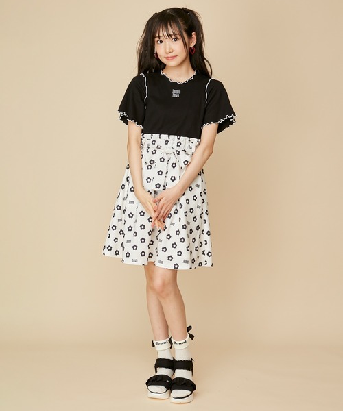 JENNI(ジェニィ)の「フリルガーリースポサン(サンダル・キッズ・アイボリー/ブラック/サックスブルー・20cm/21cm/22cm/23cm/24cm)」の7枚目の写真