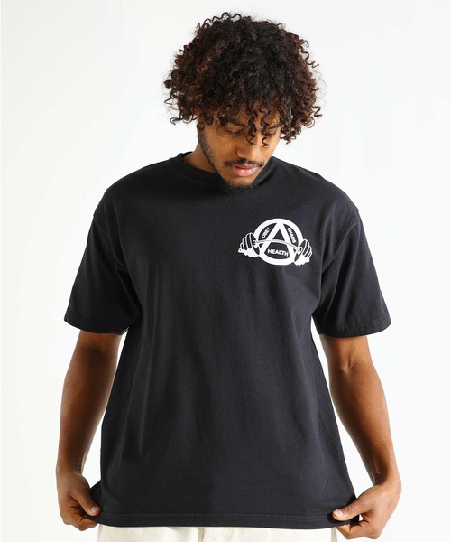 OBEY(オベイ)の「OBEY/オベイ 半袖Tシャツ リラックスシルエット コットン 166913719(Tシャツ/カットソー・メンズ・ホワイト/スミクロ・M/L/XL)」の4枚目の写真