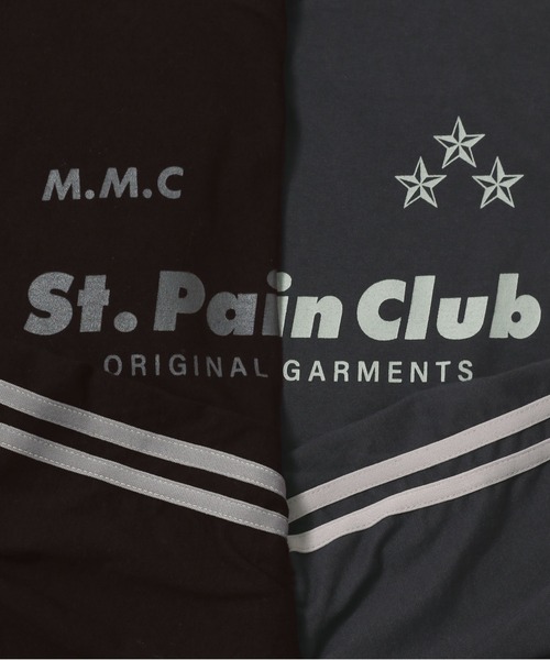 セール】【UNISEX】SAINTPAIN／M.M.C ラインロングスリーブT