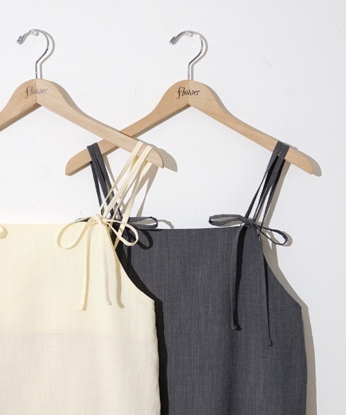 flower（フラワー）の「リボンストラップキャミワンピース（ワンピース・レディース・ブラック/イエロー・FREE）」の17枚目の写真