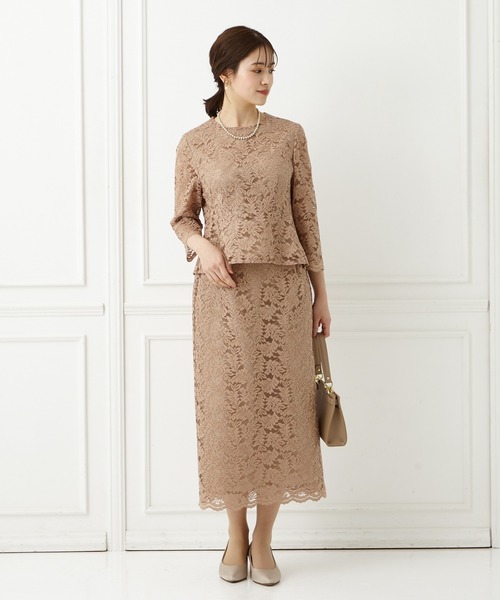 AIMER(エメ)の「【セットアップ対応】レースタイトスカート(スカート・レディース・ネイビー/ラベンダー/モカ・LARGE/MEDIUM)」の12枚目の写真
