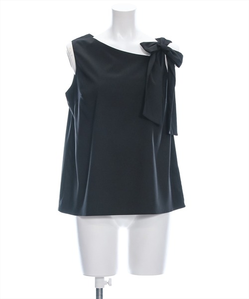 clear（クリア）の「肩リボンノースリーブブラウス[大人 フェミニン ベレエコア]≪再入荷≫（シャツ/ブラウス・レディース・ブラック/アイボリー・F）」の15枚目の写真