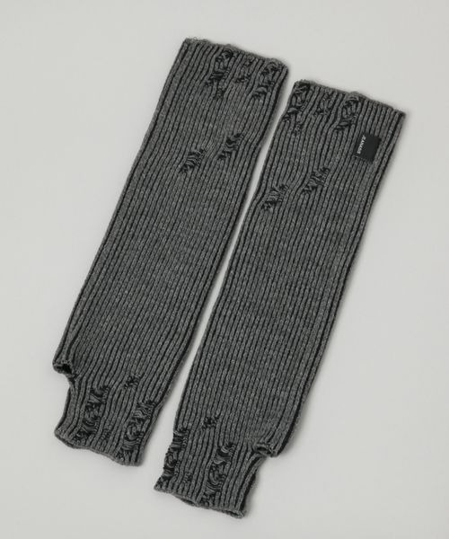 JEANASIS（ジーナシス）の「ダメージリブアームカバー/113033（アームカバー・レディース・グレー/ピンク/ブラック・FREE）」の6枚目の写真