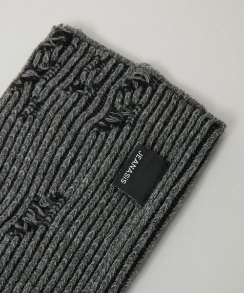 JEANASIS（ジーナシス）の「ダメージリブアームカバー/113033（アームカバー・レディース・グレー/ピンク/ブラック・FREE）」の7枚目の写真