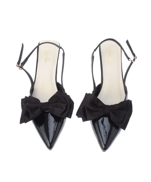 dazzlin（ダズリン）の「エレガントバレエリボンパンプス（パンプス・レディース・ブラック/パープル/ベージュ/オフホワイト/グレー/ピンク・LARGE/MEDIUM）」の20枚目の写真