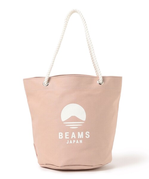 BEAMS JAPAN（ビームス　ジャパン）の「神戸ザック / 別注 神戸風月堂 ゴーフル トートバッグ（トートバッグ・レディース・ピンク/ブラウン/ナチュラル・ONE SIZE）」の15枚目の写真