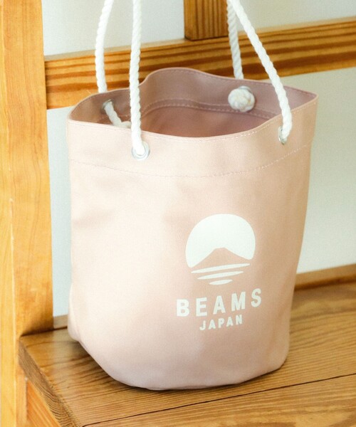 BEAMS JAPAN（ビームス　ジャパン）の「神戸ザック / 別注 神戸風月堂 ゴーフル トートバッグ（トートバッグ・レディース・ピンク/ブラウン/ナチュラル・ONE SIZE）」の16枚目の写真