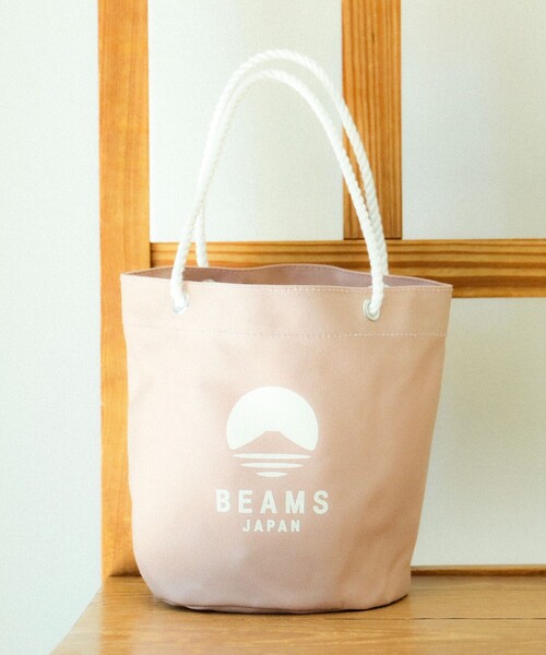 BEAMS JAPAN（ビームス　ジャパン）の「神戸ザック / 別注 神戸風月堂 ゴーフル トートバッグ（トートバッグ・レディース・ピンク/ブラウン/ナチュラル・ONE SIZE）」の18枚目の写真