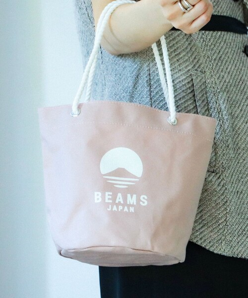 BEAMS JAPAN（ビームス　ジャパン）の「神戸ザック / 別注 神戸風月堂 ゴーフル トートバッグ（トートバッグ・レディース・ピンク/ブラウン/ナチュラル・ONE SIZE）」の20枚目の写真