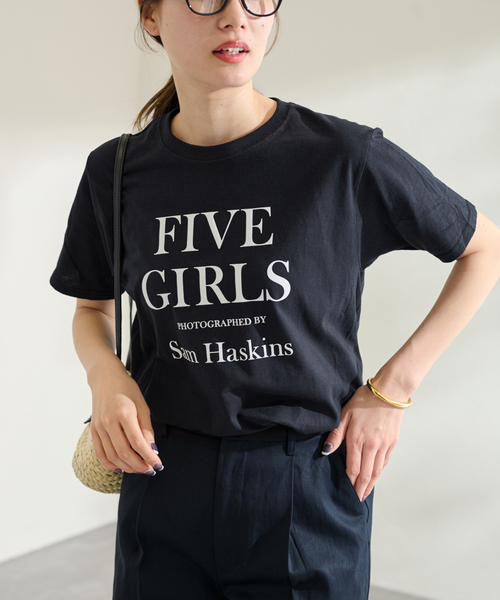 COUTURE D'ADAMクチュールドアダム⭐︎FIVE GIRLS Tシャツ黒 FRAMeWORK(フレームワーク)の「≪追加≫COUTURE D`ADAM Sam