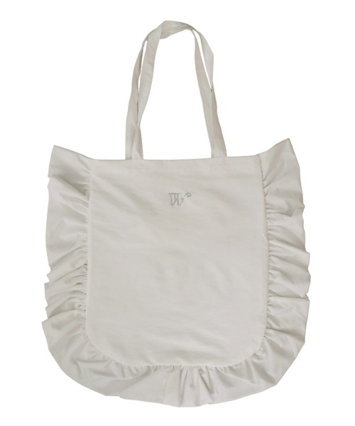 whim(ウィム)の「【NEW】"W" logo tote bag(トートバッグ・レディース・ホワイト/ブラック・FREE)」の3枚目の写真