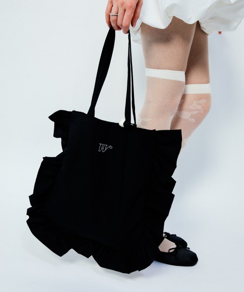 whim(ウィム)の「【NEW】"W" logo tote bag(トートバッグ・レディース・ホワイト/ブラック・FREE)」の19枚目の写真