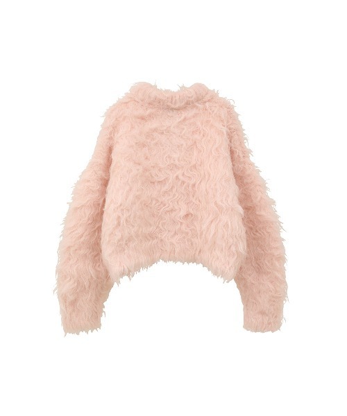 CLANE（クラネ）の「CLANE/クラネ/SHAGGY SHORT KNIT CARDIGAN（カーディガン/ボレロ・レディース・チャコールグレー/ベージュ/ピンク・1）」の19枚目の写真