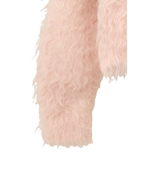 CLANE（クラネ）の「CLANE/クラネ/SHAGGY SHORT KNIT CARDIGAN（カーディガン/ボレロ・レディース・チャコールグレー/ベージュ/ピンク・1）」の21枚目の写真