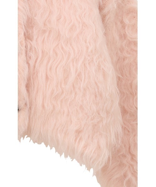 CLANE（クラネ）の「CLANE/クラネ/SHAGGY SHORT KNIT CARDIGAN（カーディガン/ボレロ・レディース・チャコールグレー/ベージュ/ピンク・1）」の22枚目の写真