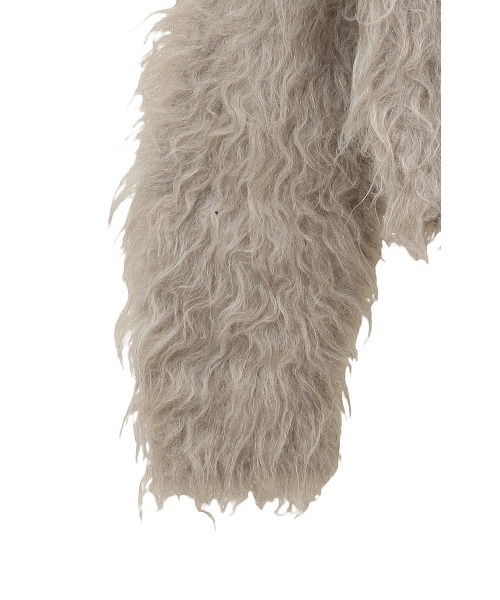 CLANE（クラネ）の「CLANE/クラネ/SHAGGY SHORT KNIT CARDIGAN（カーディガン/ボレロ・レディース・チャコールグレー/ベージュ/ピンク・1）」の14枚目の写真