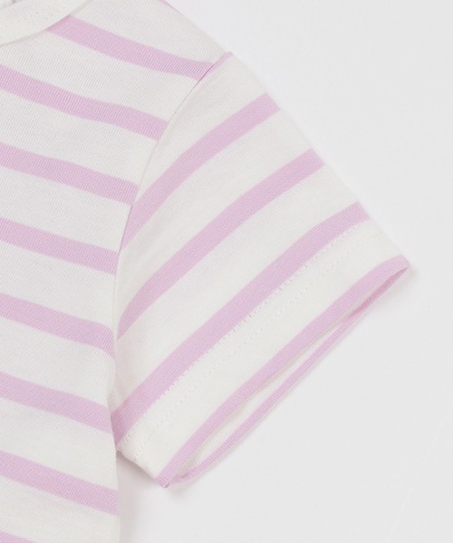 petit main(プティマイン)の「【Disney】ボーダーアップリケT(Tシャツ/カットソー・キッズ・ライトブルー/ピンク/ラベンダー・80cm/90cm/110cm/100cm/120cm/130cm)」の21枚目の写真