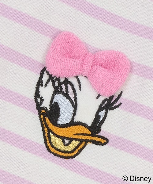 petit main(プティマイン)の「【Disney】ボーダーアップリケT(Tシャツ/カットソー・キッズ・ライトブルー/ピンク/ラベンダー・80cm/90cm/110cm/100cm/120cm/130cm)」の18枚目の写真