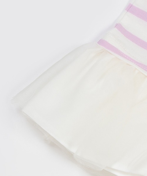 petit main(プティマイン)の「【Disney】ボーダーアップリケT(Tシャツ/カットソー・キッズ・ライトブルー/ピンク/ラベンダー・80cm/90cm/110cm/100cm/120cm/130cm)」の17枚目の写真