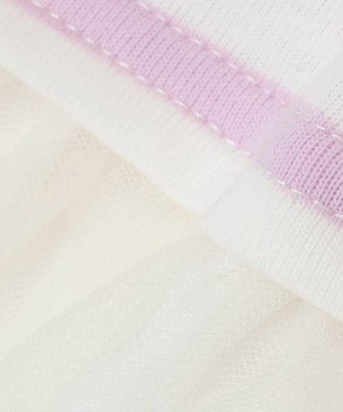 petit main(プティマイン)の「【Disney】ボーダーアップリケT(Tシャツ/カットソー・キッズ・ライトブルー/ピンク/ラベンダー・80cm/90cm/110cm/100cm/120cm/130cm)」の14枚目の写真