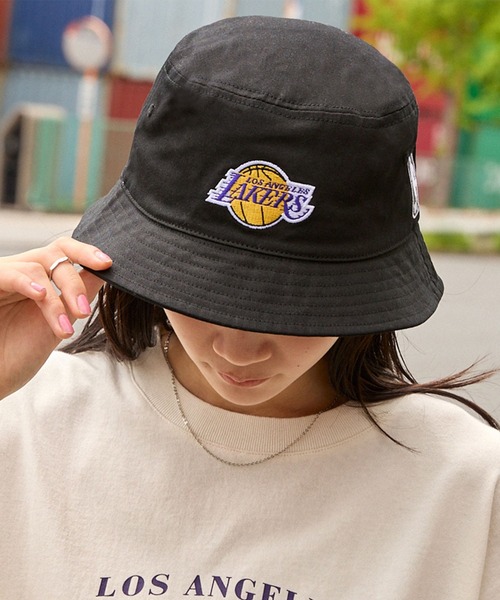 セール】NBA/エヌビーエー 別注 ロゴ刺繍 バケットハット