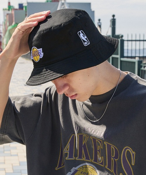 NBA■NBAミニワッペンポイントBUCKET HAT■送料込 NBA□NBAミニワッペンポイントBUCKET HAT□送料込 (NBA/ハット