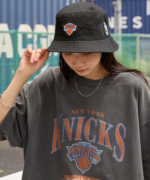 セール】NBA/エヌビーエー 別注 ロゴ刺繍 バケットハット（ハット