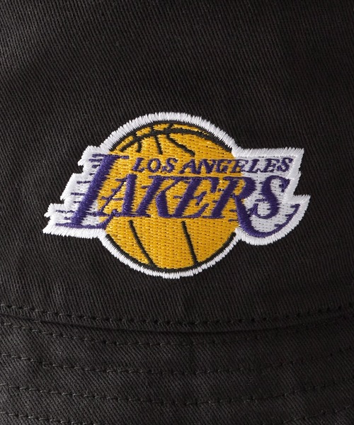 NBA■チームレタリング 刺繍 BUCKET HAT■送料込 Right-on 帽子 ハット 「NBA」チームカラーリバーシブルハット