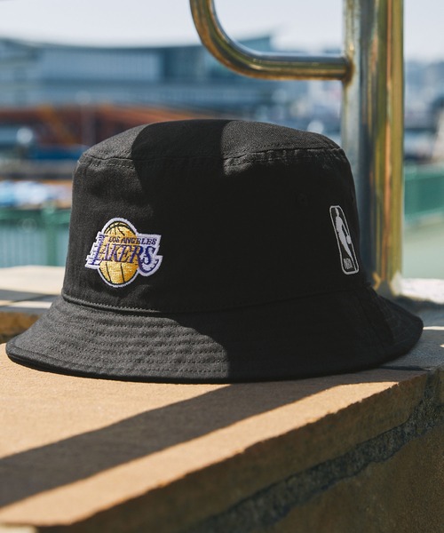 セール】NBA/エヌビーエー 別注 ロゴ刺繍 バケットハット（ハット