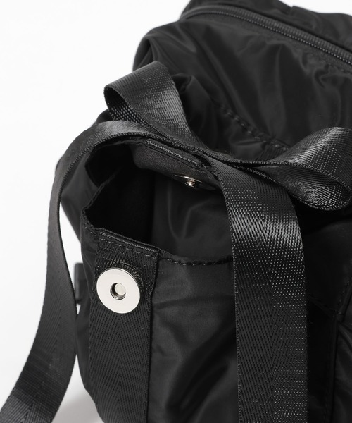 ■【mysty woman】未使用シャーリングドロストBAG ブラック mysty woman｜【堀未央奈さん着用アイテム】シャーリング