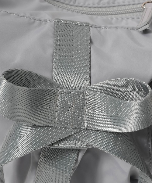 mysty woman（ミスティウーマン）の「ナイロンリボンショルダーBAG　128281 【500mlペットボトル収納可能！】（ショルダーバッグ・レディース・ブラック/シルバーグレー/カーキ・FREE）」の21枚目の写真