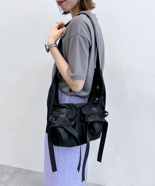 ナイロンリボンショルダーBAG 128281 【500mlペットボトル収納