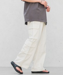 RAGEBLUE | オーバーダイデニム/8ポケット/ワイドカーゴパンツ(デニムパンツ)