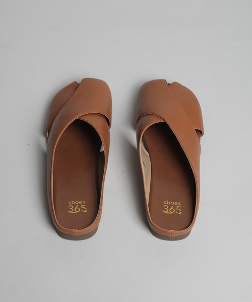 shoes365(シューズスリーシックスファイヴ)の「【shoes365】クロスデザインサンダル (SS)(サンダル・レディース・オフホワイト/ベージュ/ブラウン・23.0cm/23.5cm/24.0cm/24.5cm/22.5cm/25.0cm)」の9枚目の写真