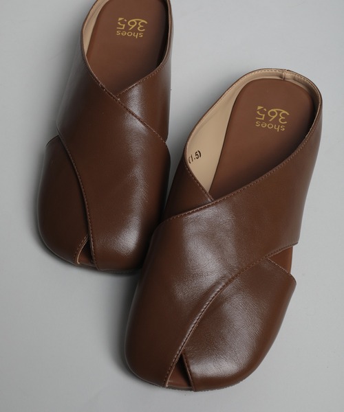 shoes365(シューズスリーシックスファイヴ)の「【shoes365】クロスデザインサンダル (SS)(サンダル・レディース・オフホワイト/ベージュ/ブラウン・23.0cm/23.5cm/24.0cm/24.5cm/22.5cm/25.0cm)」の13枚目の写真