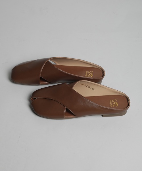 shoes365(シューズスリーシックスファイヴ)の「【shoes365】クロスデザインサンダル (SS)(サンダル・レディース・オフホワイト/ベージュ/ブラウン・23.0cm/23.5cm/24.0cm/24.5cm/22.5cm/25.0cm)」の18枚目の写真