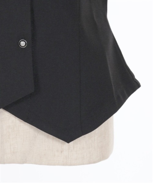 axes femme（アクシーズファム）の「コルセット風ダブルボタンブラウス（シャツ/ブラウス・レディース・ホワイト/ブラック/ブルーグリーン・FREE）」の7枚目の写真