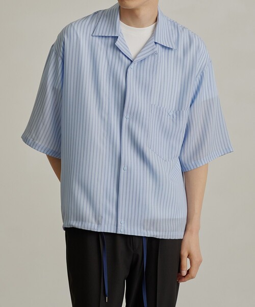 パブリック東京　シャツ STUDIOUS シャツ 「PUBLIC TOKYO/パブリックトウキョウ」GR