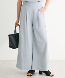 ・ELENCARE DUE リネンライクワイドパンツ