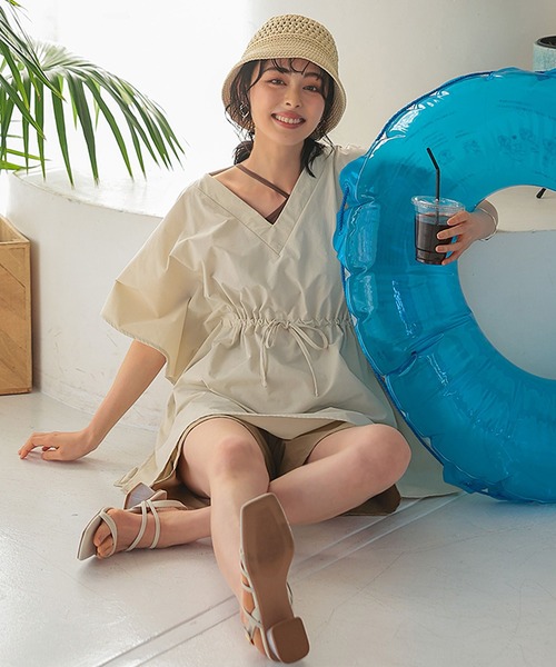セール】【SPF50+UVカット水陸両用ラッシュガード】ゆったり