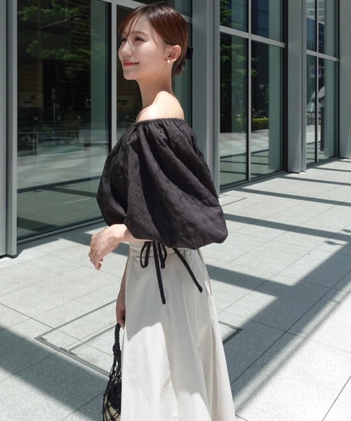 styling/ オフショルダーパフブラウス オフショルダーパフブラウス(シャツ/ブラウス)｜トップス