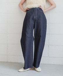 Bab | 【S・Mサイズ展開あり】カーブデニムパンツ(デニムパンツ)